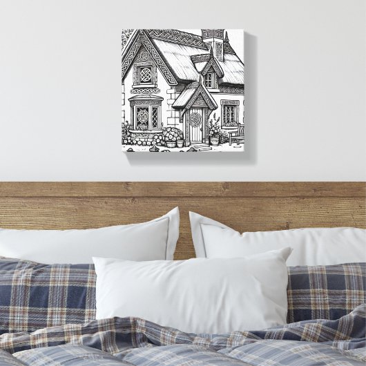 Thatch Hütte #49 Leinwanddruck (Insitu (Schlafzimmer))