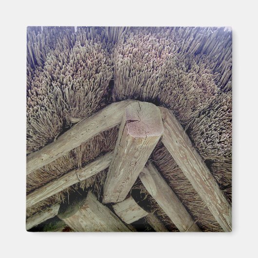 Thatch Roof, Rumsiskes Museum, LITAUEN - Magnet (Vorne)