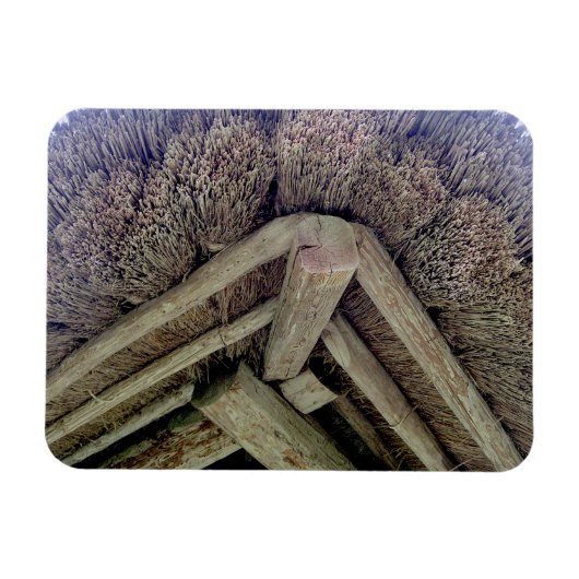 Thatch Roof, Rumsiskes Museum, LITAUEN - Magnet (Horizontal)