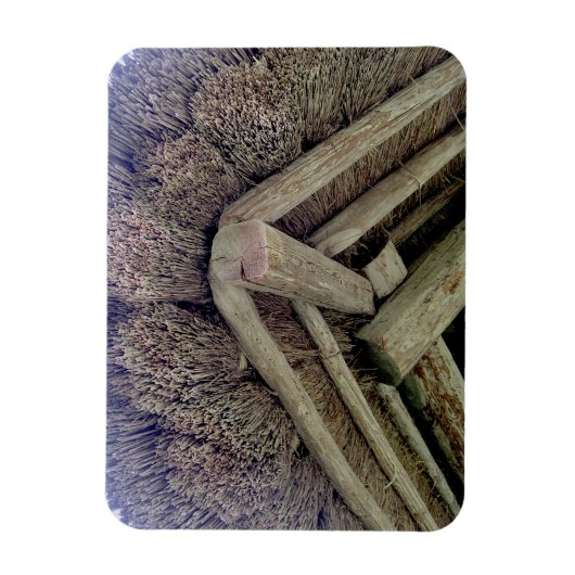 Thatch Roof, Rumsiskes Museum, LITAUEN - Magnet (Vertikal)
