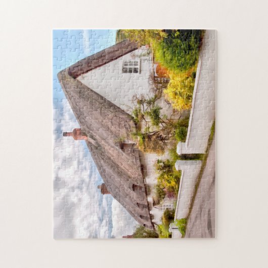 Thatched Cottage-1 Puzzle (Vertikal)