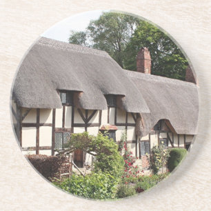 Thatched Hütte, Stratford, England, Großbritanni Untersetzer