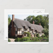 Thatched Hütte, Stratford, England Postkarte (Vorne/Hinten)