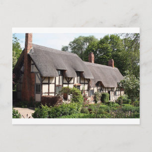 Thatched Hütte, Stratford, England Postkarte