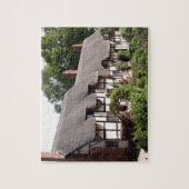 Thatched Hütte, Stratford, England Puzzle (Vertikal)