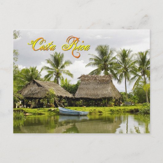 Thatched Roofs, Zancudo, Costa Rica Postkarte (Vorderseite)