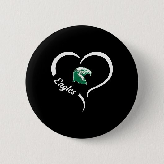 Thatcher Eagles Logo Halbherz Slogan Hs Button (Vorderseite)