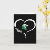 Thatcher Eagles Logo Halbherz Slogan Hs Karte (Gelbe Blume)