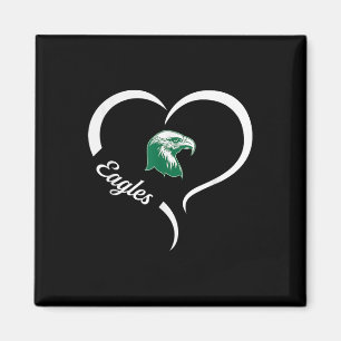 Thatcher Eagles Logo Halbherz Slogan Hs Magnet