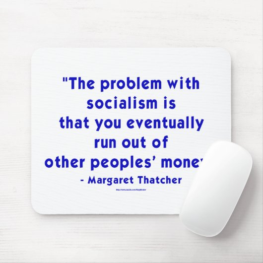 Thatcher-Mausunterlage Mousepad (Mit Mouse)