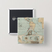Thatigkeit des Erdinnern Atlas Karte Button (Vorne & Hinten)