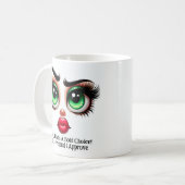That's A Bold Choice!, Fabulous Eyes Funny Face Kaffeetasse (Vorderseite Links)