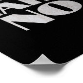 That's A Hard No Premium  Poster (Ecke)