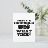 thats a horrible idea what time postkarte (Stehend Vorderseite)