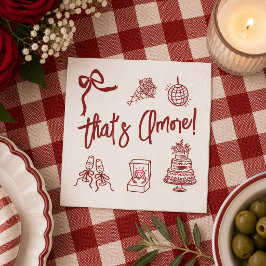 That's Amore Brautjungfernparty Serviette