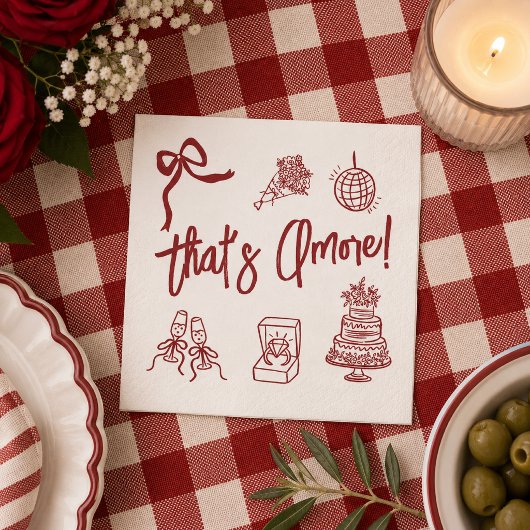 That's Amore Brautjungfernparty Serviette