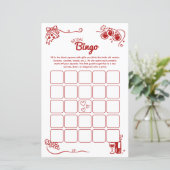 That's Amore Bridal Bingo Italian Wedding Activity (Stehend Vorderseite)