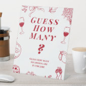 That's Amore Bridal Shower Guess how many Game  Sockelschild (In Situ)