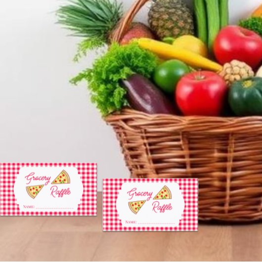 That's Amore Bridal Shower Raffle Ticket Begleitkarte