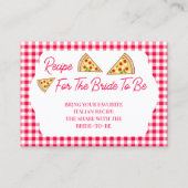 That's Amore Bridal Shower Recipe Begleitkarte (Vorderseite)