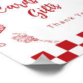 That's Amore Cards and Gifts Italian theme Poster (Ecke)