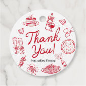 That's Amore Danke  Geschenkanhänger (Vorderseite)