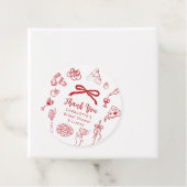 That's Amore Hand Drawn Italian Bridal Shower Geschenkanhänger (Beispiel)