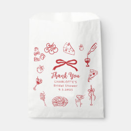 That's Amore Hand Drawn Italian Bridal Shower Geschenktütchen