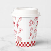 That's Amore Hand Drawn Italian Bridal Shower Pappbecher (Rechts)