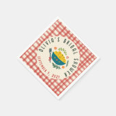 That's Amore Italian Food CUSTOM BRIDAL SHOWER Serviette (Ecke)