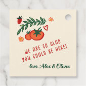 That's Amore Italian Food CUSTOM Wedding Geschenkanhänger (Rückseite)