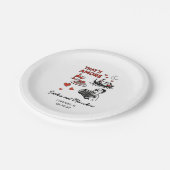 That's Amore Italian Funky Wedding Bridal Shower  Pappteller (Schrägansicht)