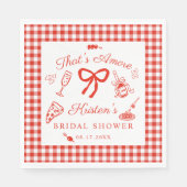 That's Amore Italian Pizza Bridal Shower Serviette (Vorderseite)