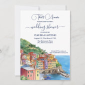 That's Amore Italian Riviera Wedding Shower Einladung (Vorderseite)
