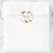 That's Amore Italian Script Bridal Shower Runder Aufkleber (Tasche)