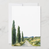 That's Amore Italian View Elegant Save The Date (Rückseite)