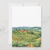 That's Amore Italian Vineyard Wedding Save The Date (Rückseite)