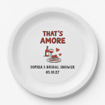 That's Amore Italienische Brautparty Whimsical Rot