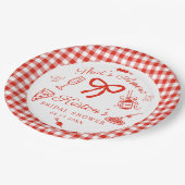 That's Amore Italienische Pizza Brautparty Pappteller (Schrägansicht)