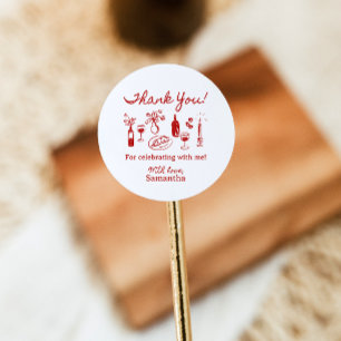 That's Amore Italienische Pizza Junggesellinnenabs Runder Aufkleber