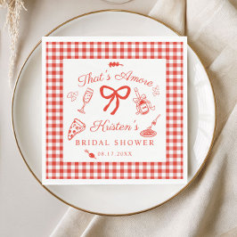 That's Amore Italienische Pizza-Junggesellinnenabs Serviette