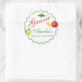 That's Amore Italienisches Thema Danke Aufkleber (Tasche)