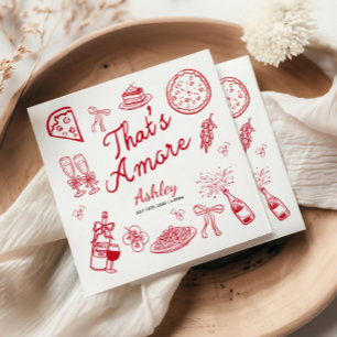 That's Amore Junggesellinnen-Abschied  Serviette