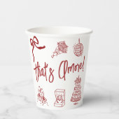 That's Amore Junggesellinnen-Abschiedsparty Pappbecher (Vorderseite)