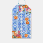 Thats amore mediterranean blue tiles bridal shower geschenkanhänger (Rückseite)