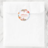 Thats amore mediterranean citrus Bridal shower  Runder Aufkleber (Tasche)