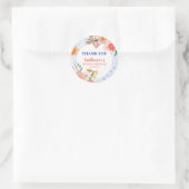 Thats amore mediterranean citrus Bridal shower  Runder Aufkleber (Tasche)
