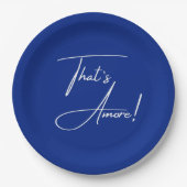 That's Amore Mediterranean Cobalt Blue Pappteller (Vorderseite)