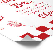 That's Amore Mimosa bar Bubbly bar Italian theme Poster (Ecke)