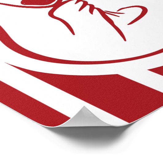 That's Amore Red Italian Engagement Party Welcome Poster (Ecke)